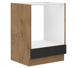 Kuchynská dolná skrinka VEGA 60 D GAZ BB, Matera mat/Dub lancelot