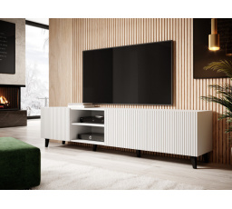 TV komoda PAFOS RTV 200 4D, Biela