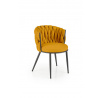 Jedálenská stolička K516, Horčicová/Čierna