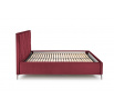 Posteľ MODULO W4 160 - Čelo postele, Bordó Monolith 59