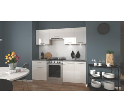 Kuchynská súprava MARIJA 200, dub sonoma/biely lesk