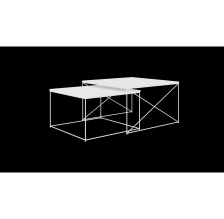 Konferenčný stolík 2v1 Licco Biely+Biely