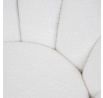Kreslo DOUILL otočné ecru v TEDDY látke 94x88x62 cm 869414