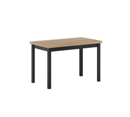 Stôl dub zlatý craft/čierny 68x120 ST23-FX