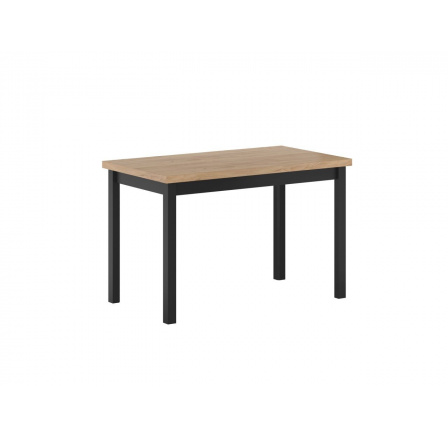 Stôl dub zlatý craft/čierny 68x120 ST23-FX