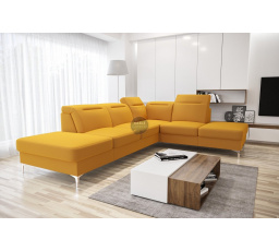 Rohová sedacia súprava OSLO 295x220 - voliteľný odtieň, pravá