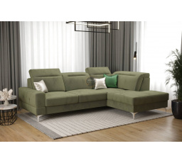 Rohová sedacia súprava MALIBU MINI 180X250 - pravá, olivová