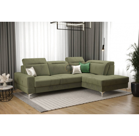 Rohová sedacia súprava MALIBU MINI 180X250 - pravá, olivová Rohová sedacia súprava MALIBU MINI 180X250 - pravá, olivová