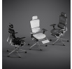 Ergonomické kancelárske herné kreslo V Master čierno-sivé