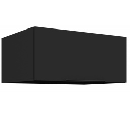 Horná skrinka SIENA - 80 NAGU-36 1F, Čierna mat/Čierna mat