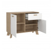Komoda Iker 716, jackson hickory/biela