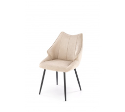Jedálenská stolička K543, Béžová/Čierna