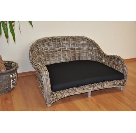 Pohovka pre psa typ 2 ratan kubu XL