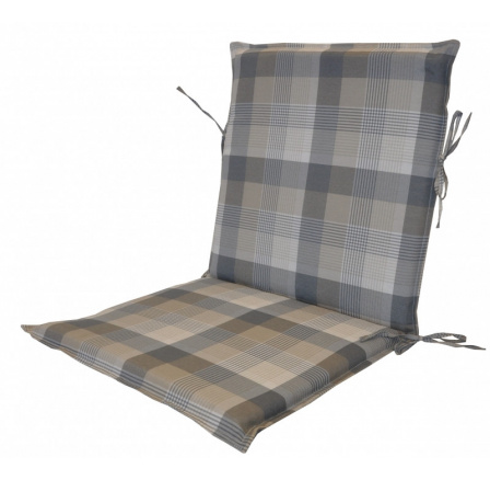 Vankúš pre záhradné kreslo UNI s nízkym operadlom - UNIKO sivá kocka