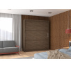 Posuvná skriňa LINCOLN 180 Choco+Choco