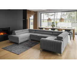 Rohová sedacia súprava v tvare U LOUIS, Gojo 5 ľavá
