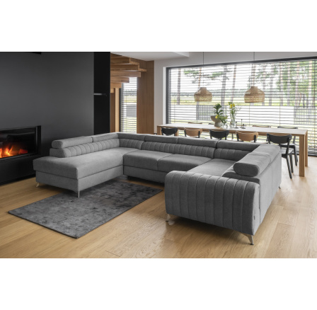 Rohová sedacia súprava v tvare U LOUIS, Gojo 5 ľavá