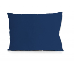 Saténová obliečka na vankúš tmavomodrá 70x90