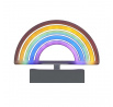 Lampa LED Rainbow s efektom neónu