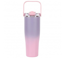 Termohrnček New York 900ml fialovo-ružový