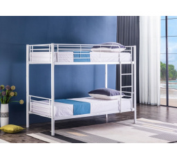 Poschodová posteľ biela BND006