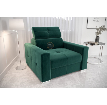 Kreslo MARGO 110 cm - zelená Kreslo MARGO 110 cm - zelená