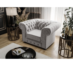 Kreslo MANCHESTER - Odtiene šedej