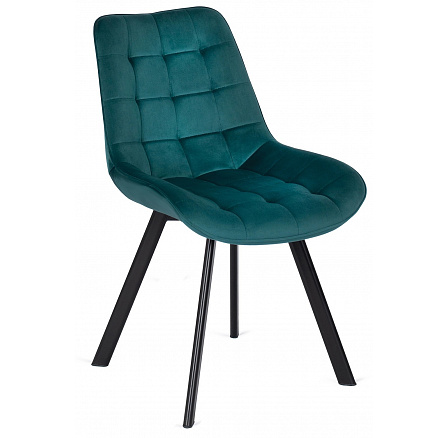 Stolička RICK Tyrkysová Zamatová