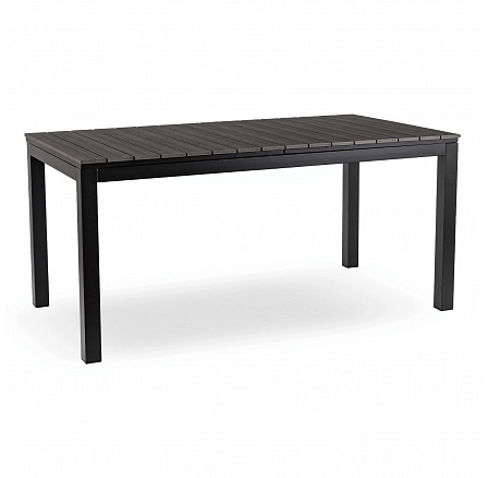 Záhradný stôl ARGOS 160-210 cm Tmavo šedý Dub/Čierny