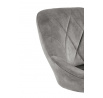 Barová stolička H101, sivý Velvet