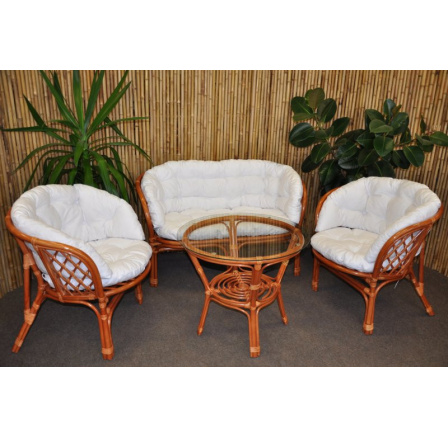 Vankúše pre Bahama set big white MAXI