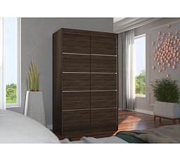 Posuvná skriňa BENISSO 120 Choco+Choco