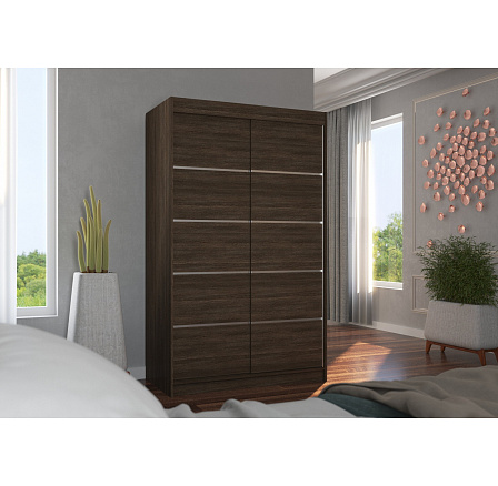Posuvná skriňa BENISSO 120 Choco+Choco