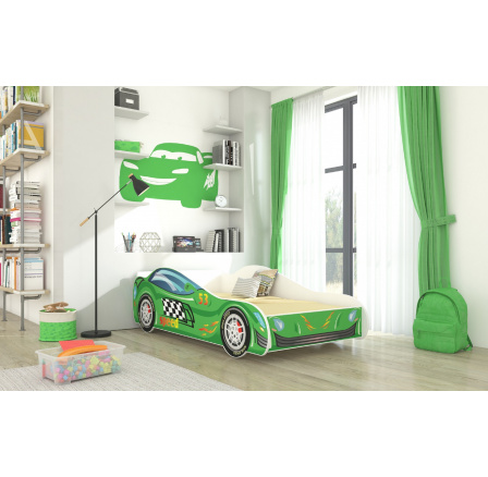 Posteľ s matracom SPEED 160x80 Zelená Posteľ s matracom SPEED 160x80 Zelená