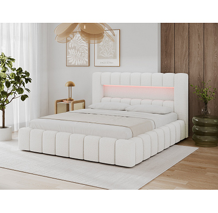 Bed Lamica 160x200 + metal frame/ gas lift / bedding box Royal 01 Not applicable 2