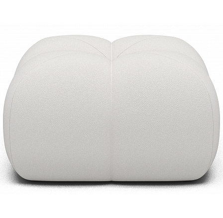 Čalúnený puf Covio, biely zamat Paolli 01 85x52 Čalúnený puf Covio, biely zamat Paolli 01 85x52
