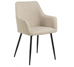 Kreslo Lizzy s opierkami béžové