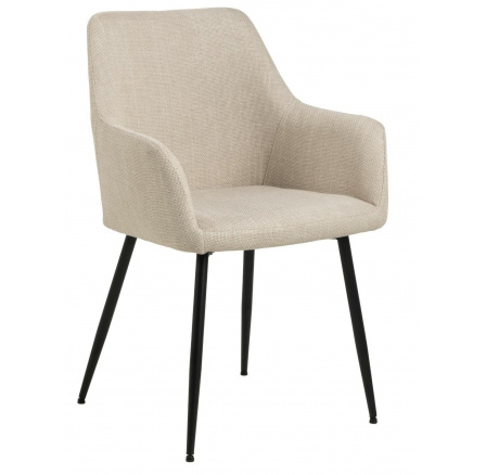 Kreslo Lizzy s opierkami béžové