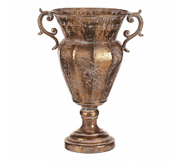 Zlatý pohár - kovový dekorační obal na květiny