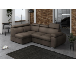 Rohová sedacia súprava Bodie VII ľavá hnedá