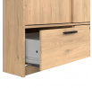 Šatní skriňa LINCOLN 2D2S, Jackson hickory