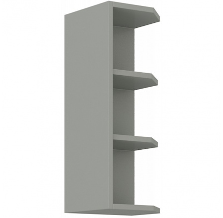 Kuchynská horná skrinka KARPO 30-G-72-ZAK, Sivá