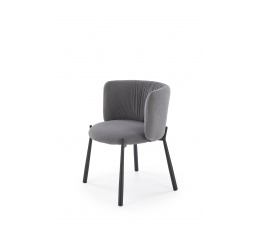 Jedálenská stolička K531, sivá/čierna