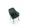 Jedálenská stolička K558, Zelená/Čierna
