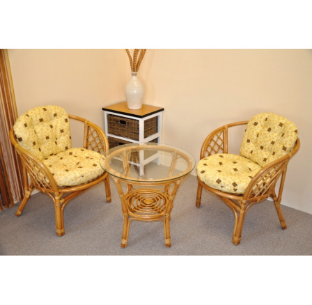 Ratanová sedacia súprava Java polster Oliver