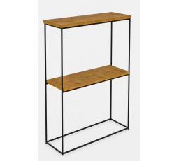 Konzola Velo Čierna+Dub Lancelot