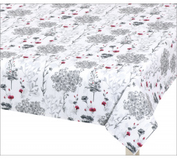 Obrus vetvičky šedé