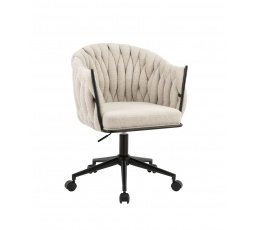 Otočné kreslo béžové FB37-FXJG