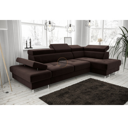Rohová sedacia súprava GALAXY MINI 170x280 - voliteľný odtieň - pravá Rohová sedacia súprava GALAXY MINI 170x280 - voliteľný odtieň - pravá