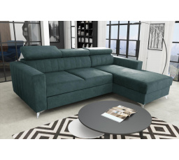 Rohová sedacia súprava Mildred P modro/sivá